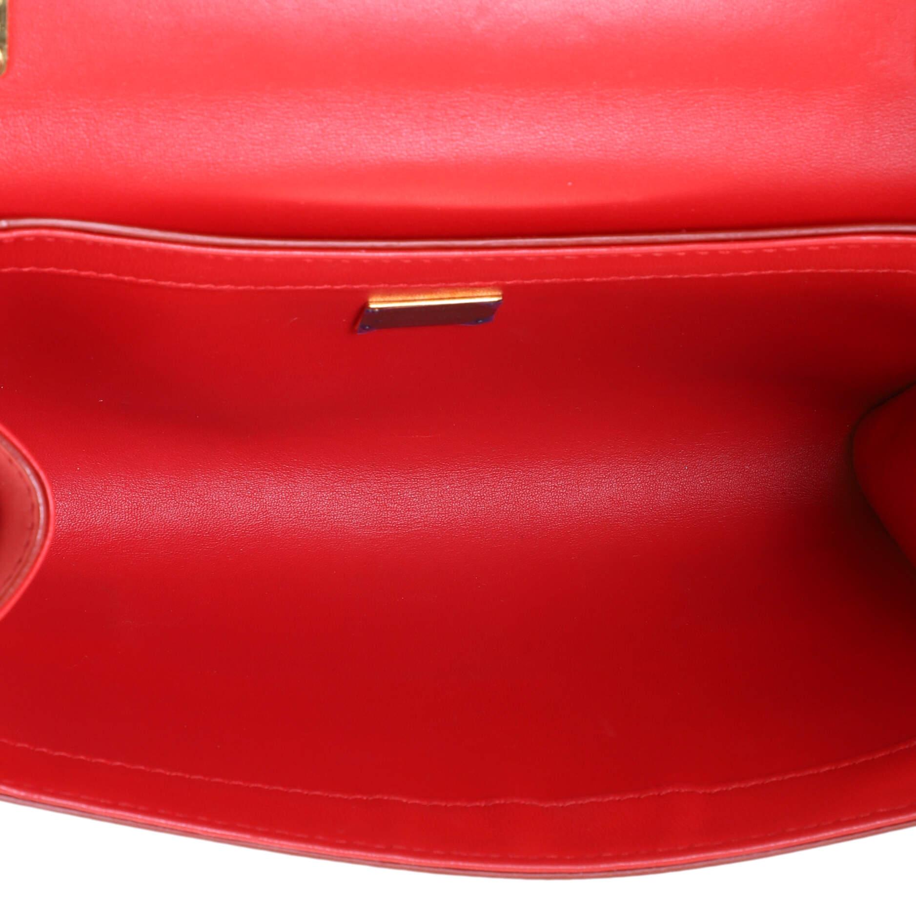 Dolce & Gabbana DG Girls Flap Bag Embellished Leather Small 1