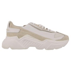 Dolce & Gabbana DG Logo Sneaker bassa in pelle scamosciata DAYMASTER Bianco EUR 43,5