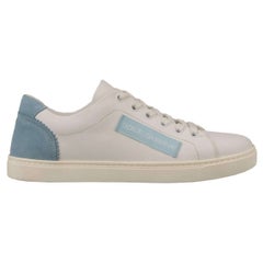 Dolce & Gabbana - DG Logo Patch Sneaker LONDON White Blue EUR 41
