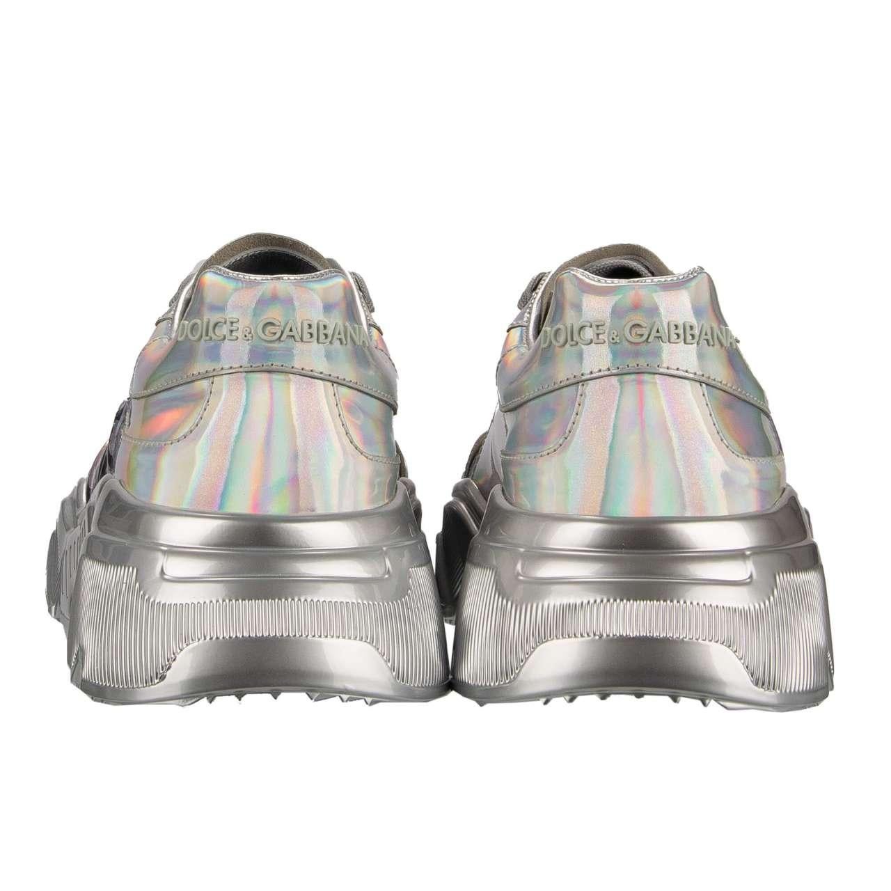 Dolce & Gabbana - DG Logo Sneaker DAYMASTER Rainbow Silver EUR 38 3
