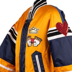 Dolce & Gabbana - DG Queen Crown Amore Skull Reversible Jacket 40 S