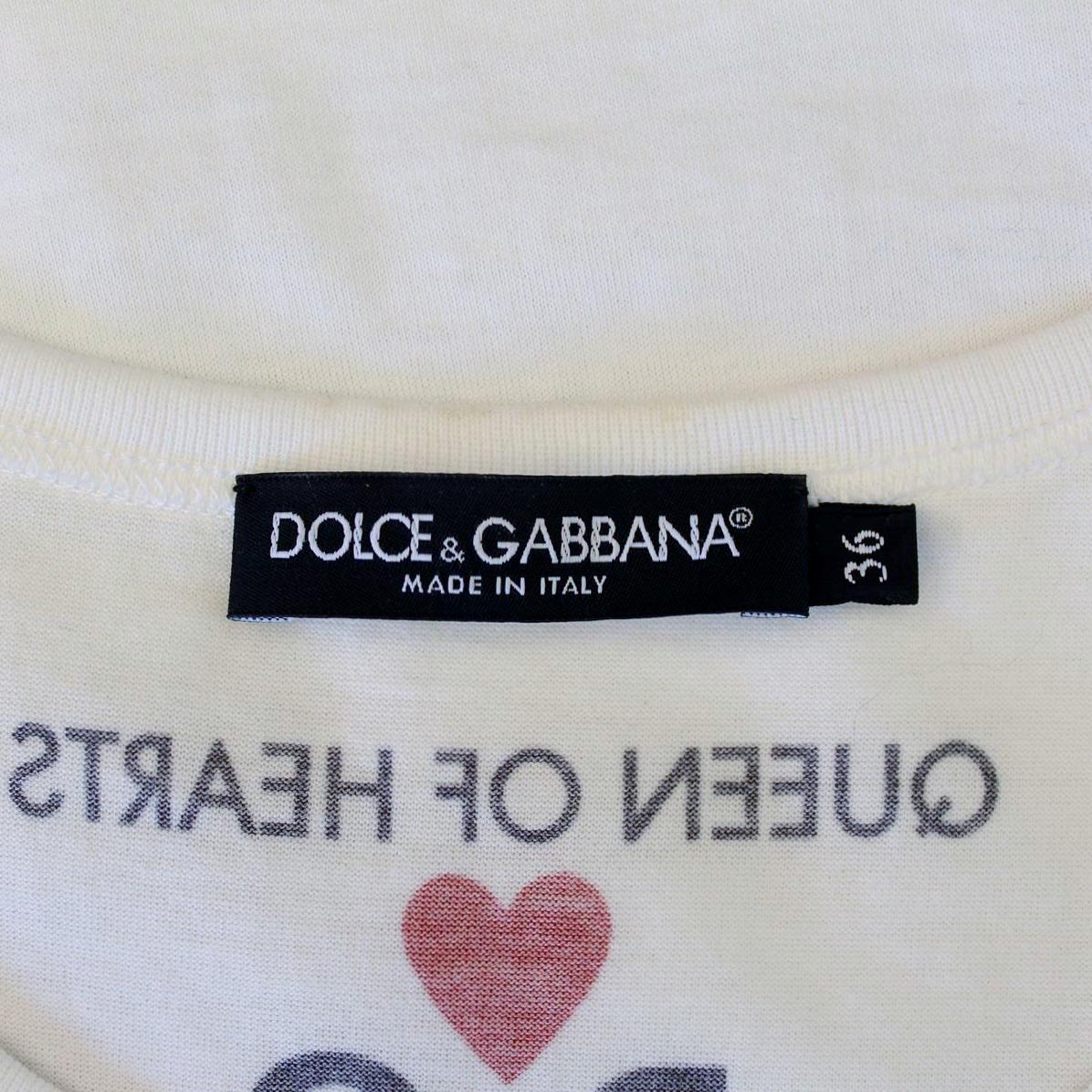 Women's Dolce & Gabbana DG Queen Tank IT36