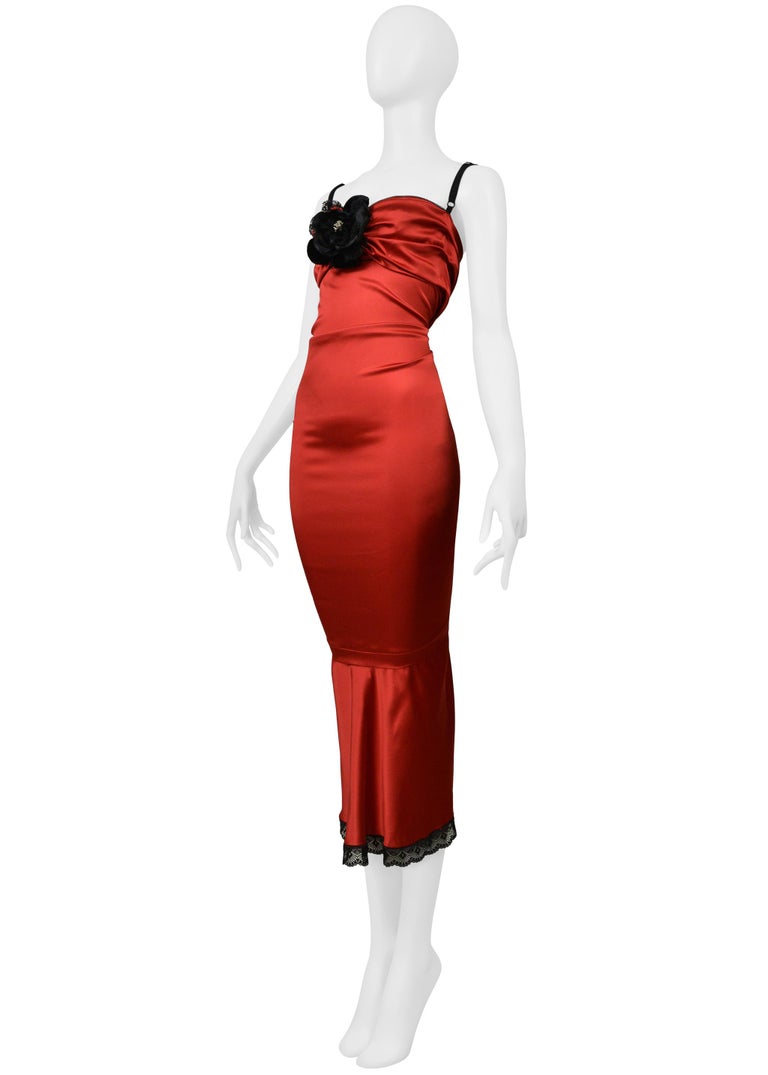 d&g red dress Dolce & Gabbana Edition label Dolce & Gabbana Tulle Draped