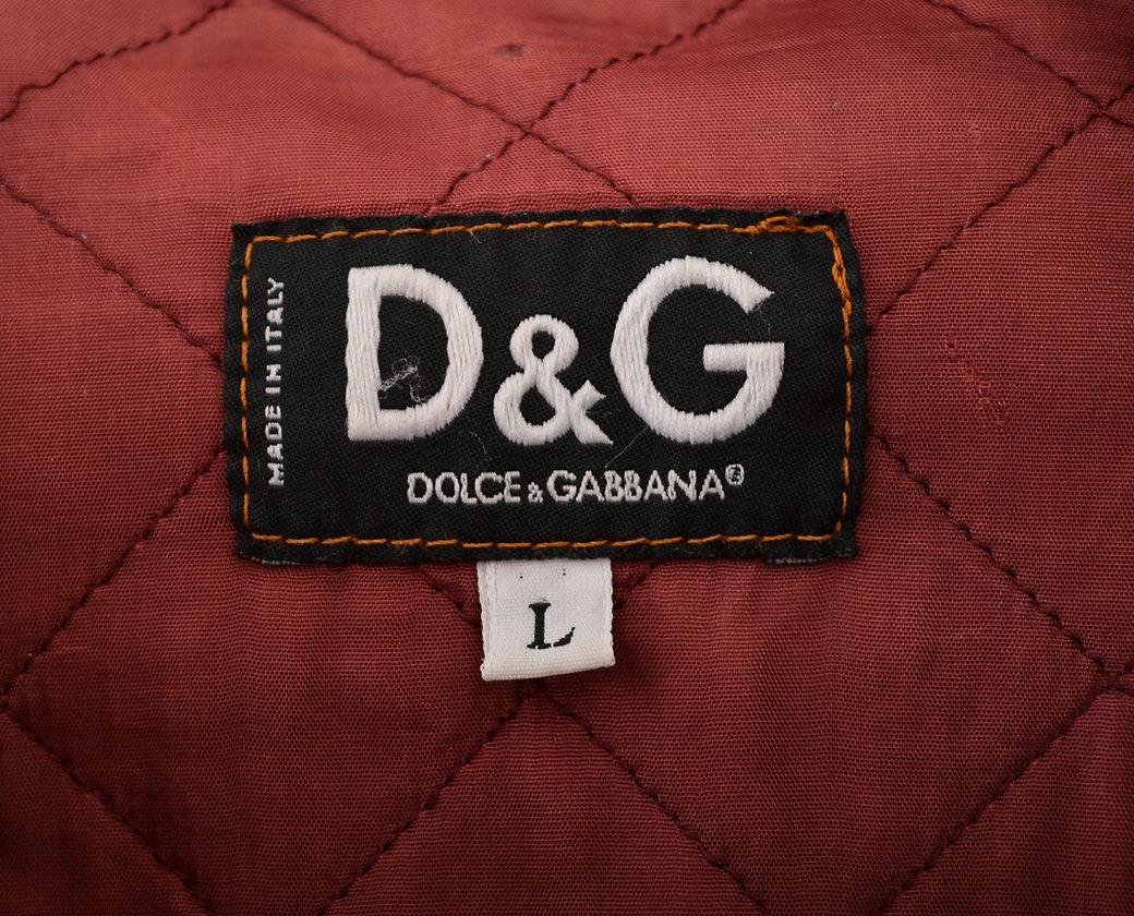 Dolce & Gabbana 'D&G' Repeat Logo Jacket In Fair Condition For Sale In Sheffield, GB