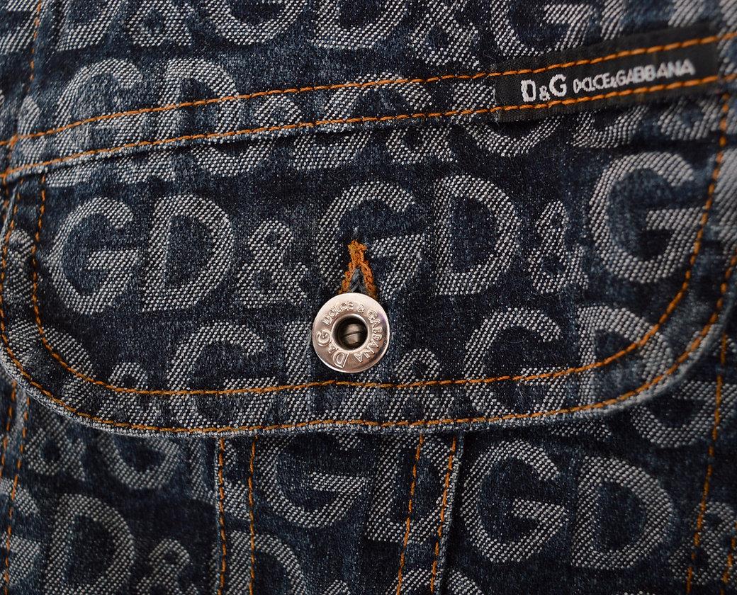 Dolce & Gabbana 'D&G' Repeat Logo Jacket For Sale 2