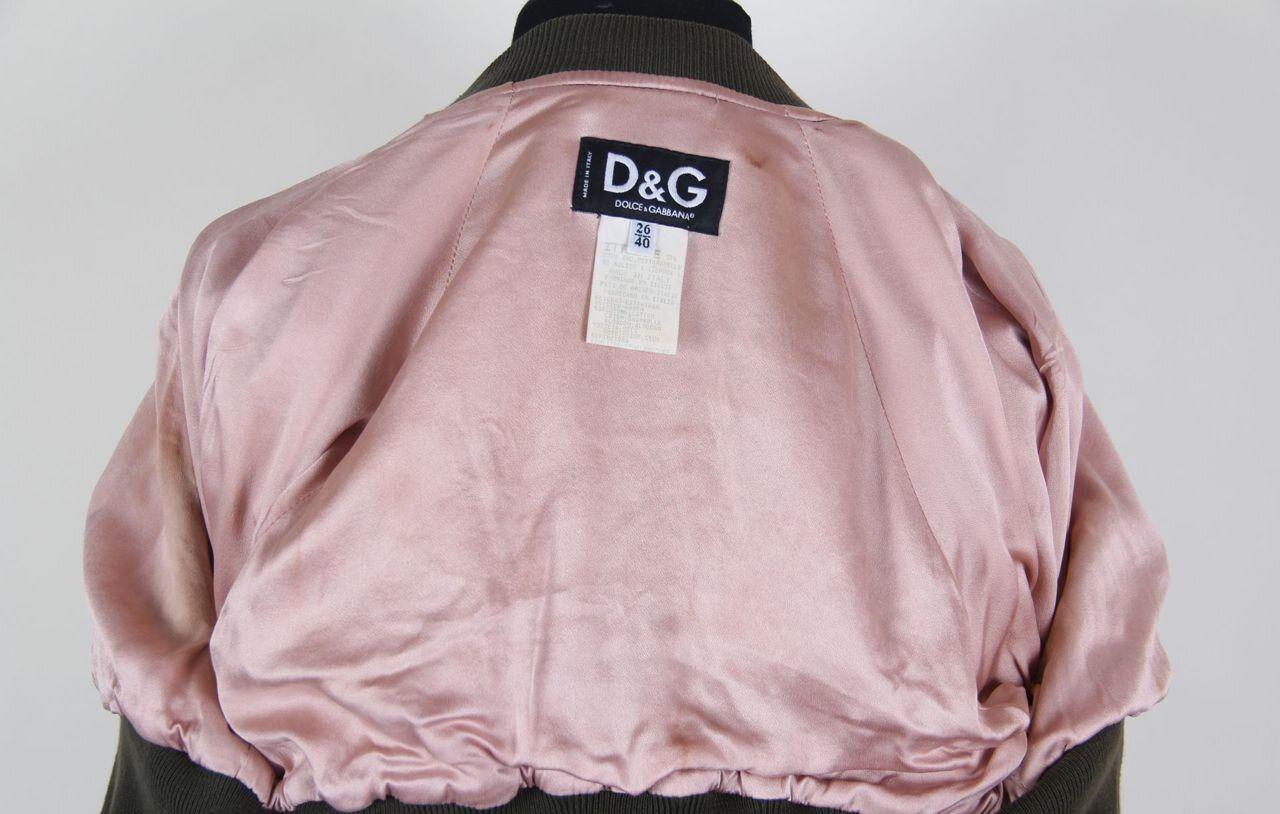 SS 2003 DOLCE & GABBANA D&G  cultivo bombardero pista militar en venta 4