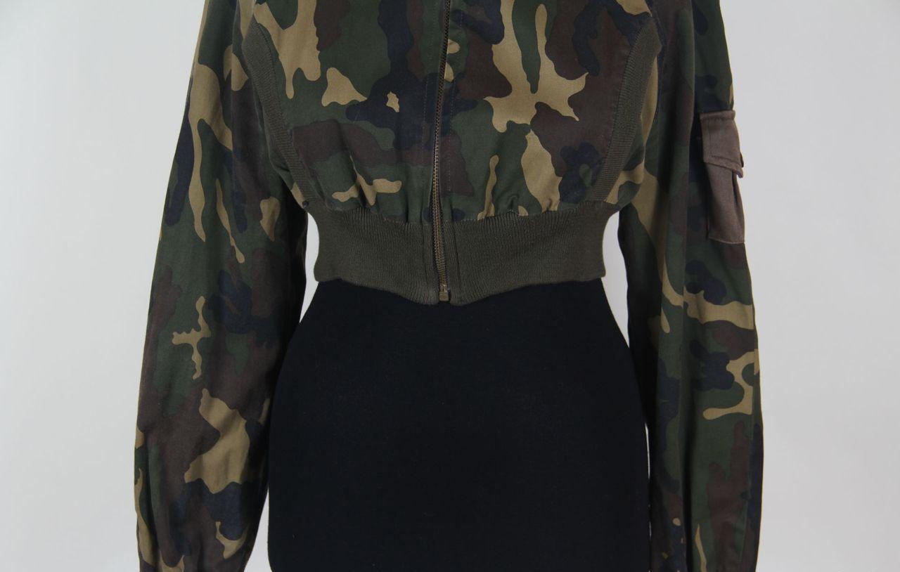 SS 2003 DOLCE & GABBANA D&G  cultivo bombardero pista militar en venta 1