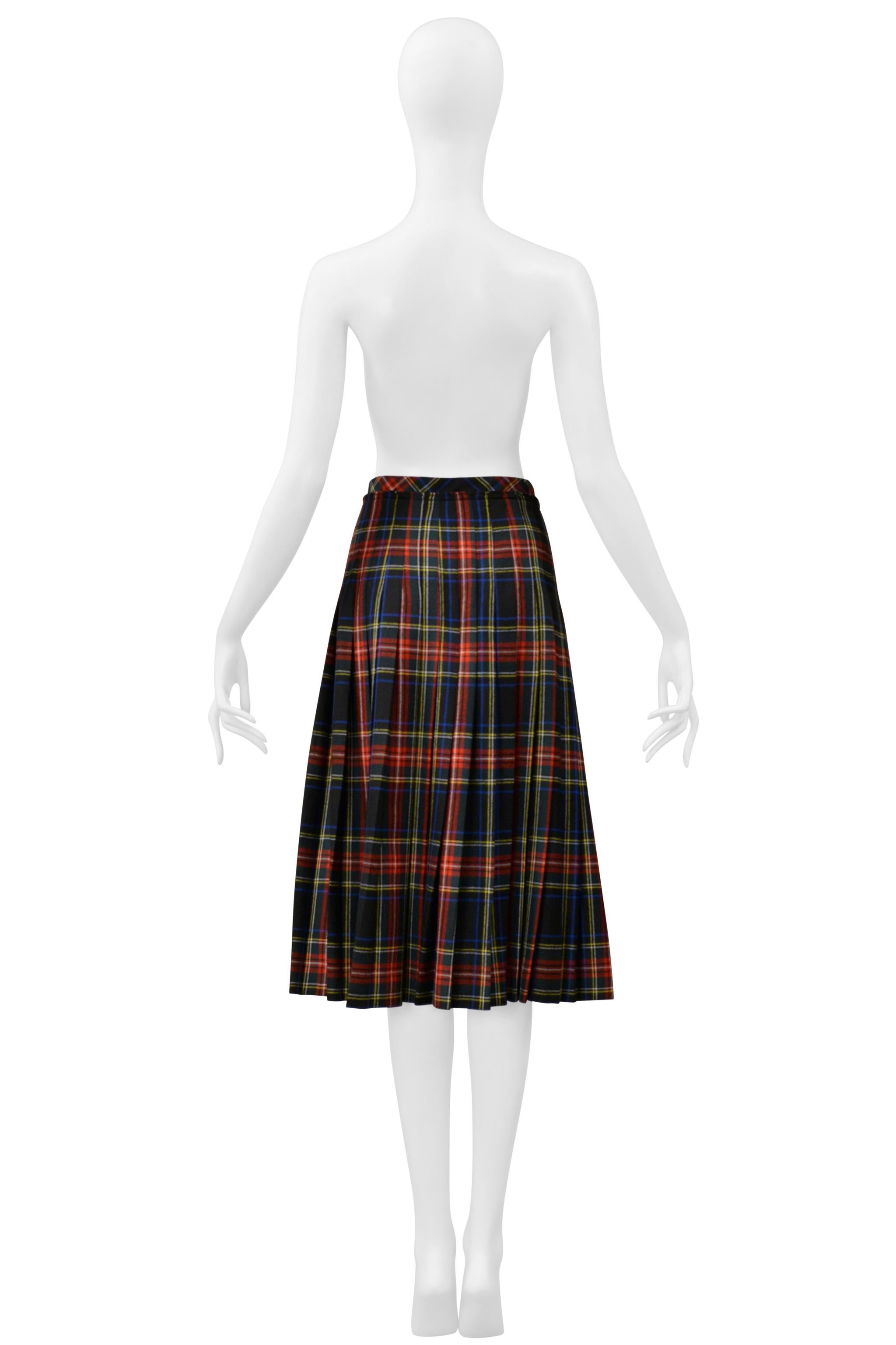 Dolce & Gabbana D&G Tartan Plaid Jacket & Skirt Ensemble 2008 For Sale 9