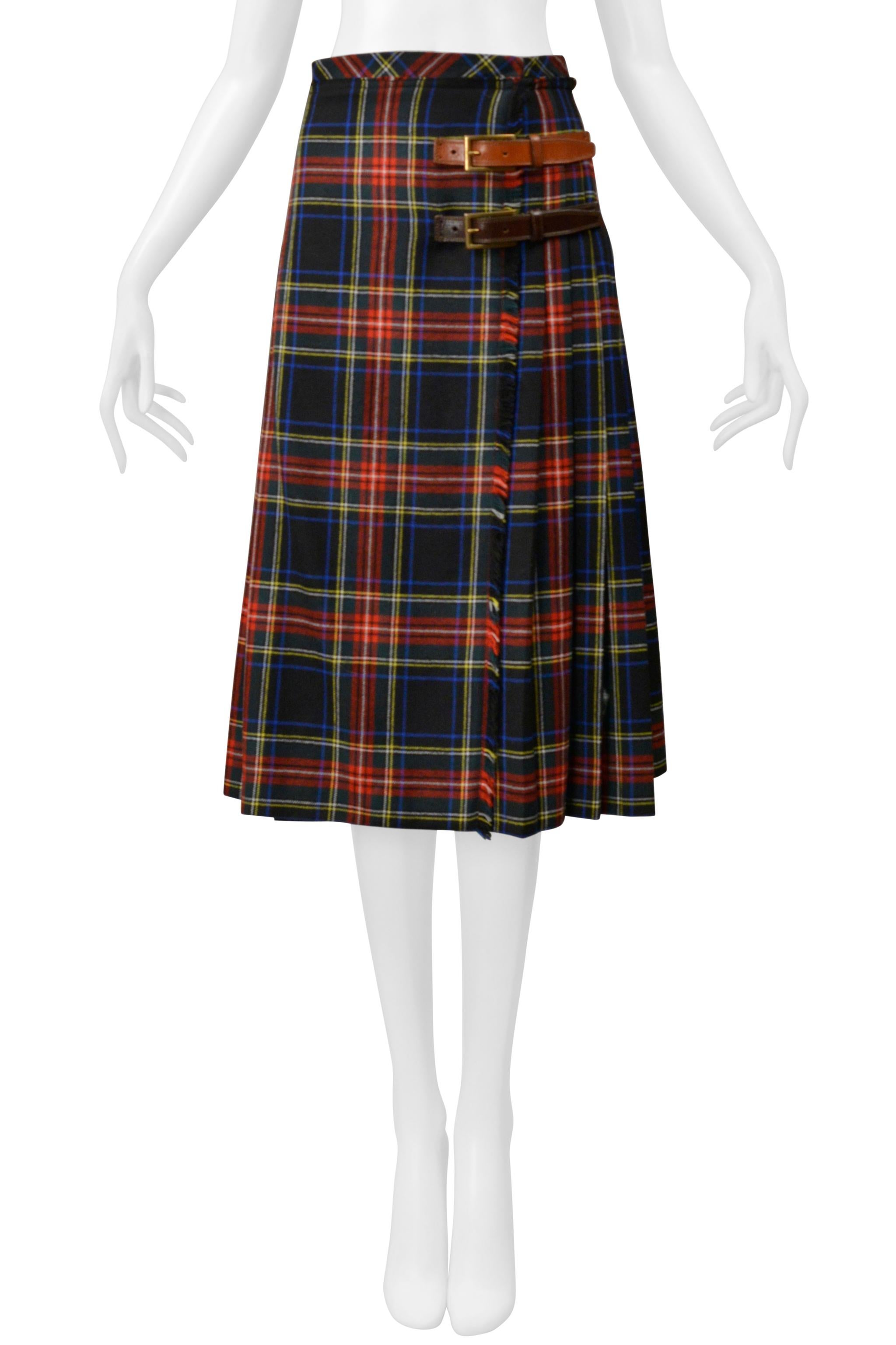 Dolce & Gabbana D&G Tartan Plaid Jacket & Skirt Ensemble 2008 For Sale 10