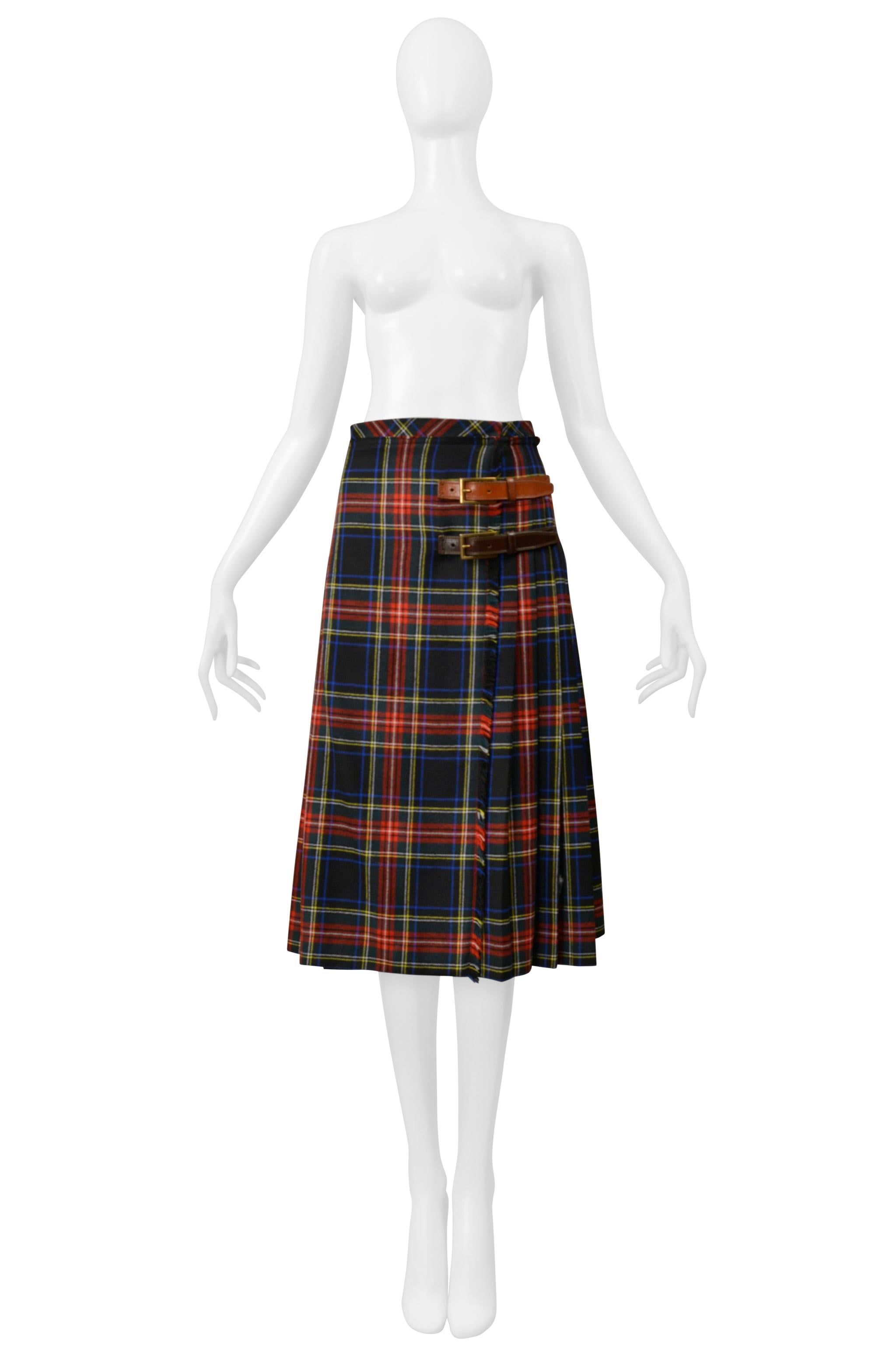 Dolce & Gabbana D&G Tartan Plaid Jacket & Skirt Ensemble 2008 For Sale 11