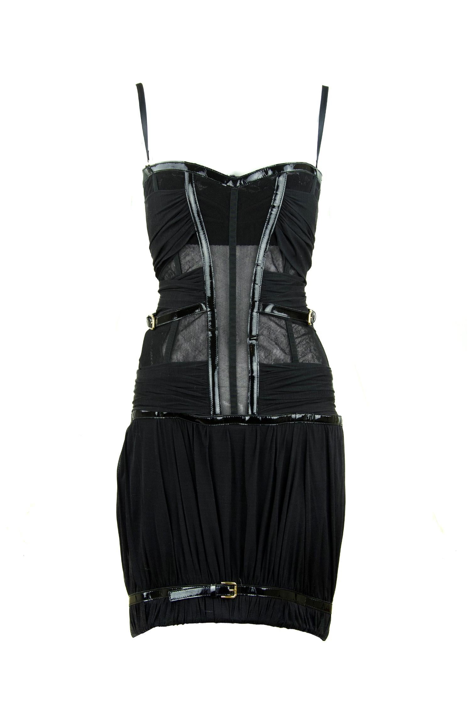 Dolce & Gabbana Corseted Mini Dress For Sale 2