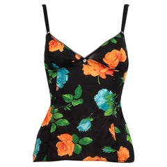 Dolce & Gabbana Dolce & Gabbana Floral Print Silk Camisole Top Size S