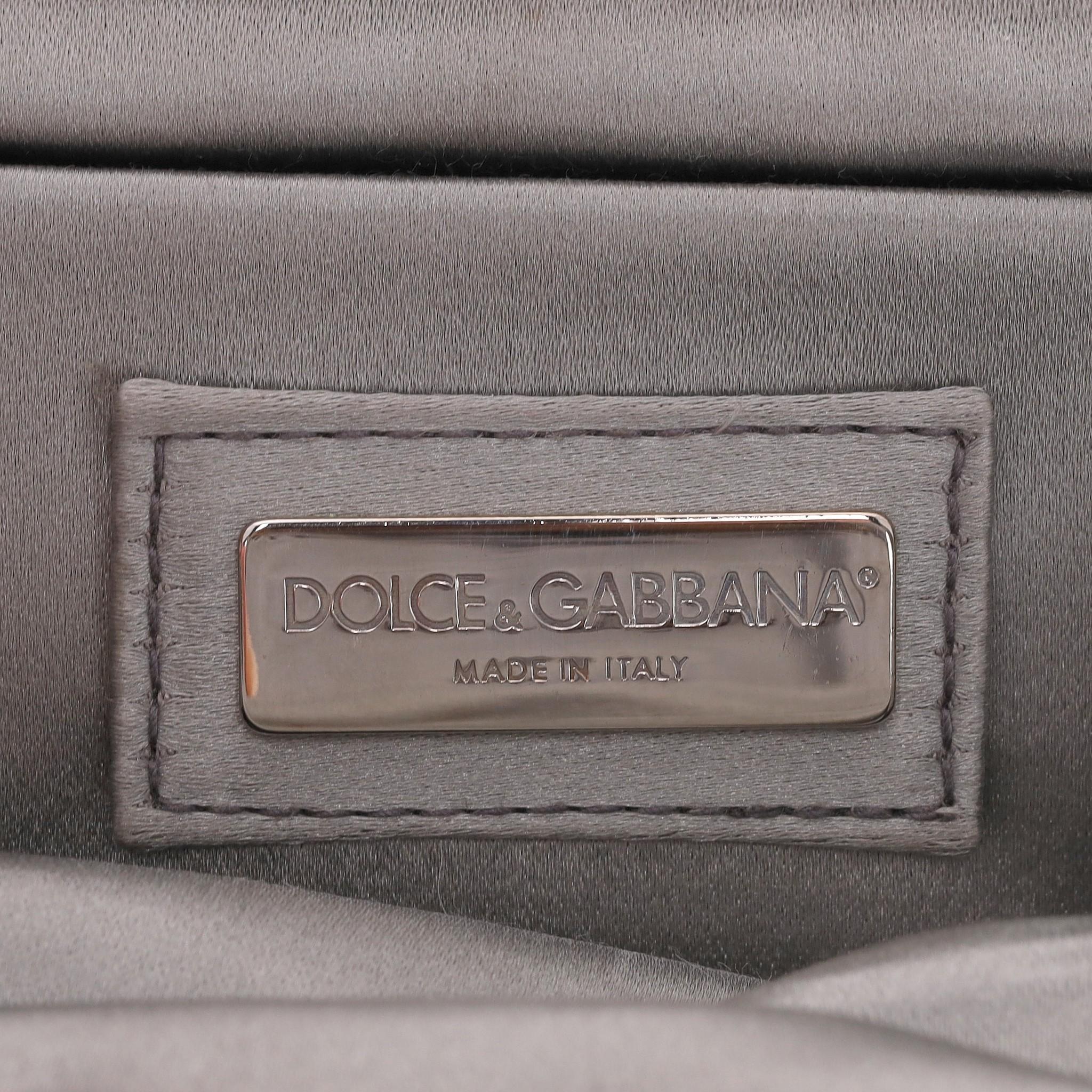Dolce & Gabbana Drape Detail Metal Mesh Evening Bag 6