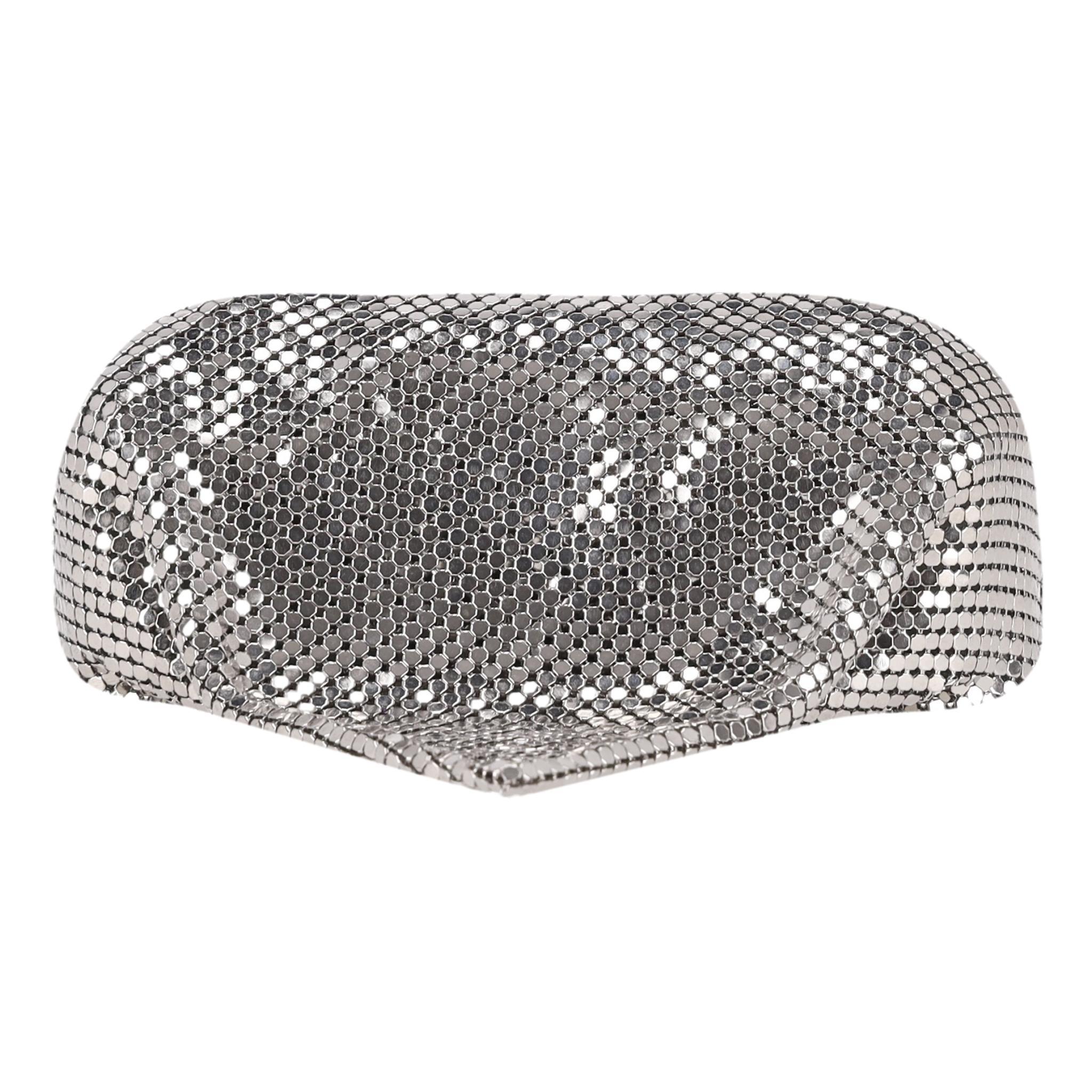 Dolce & Gabbana Drape Detail Metal Mesh Evening Bag 3