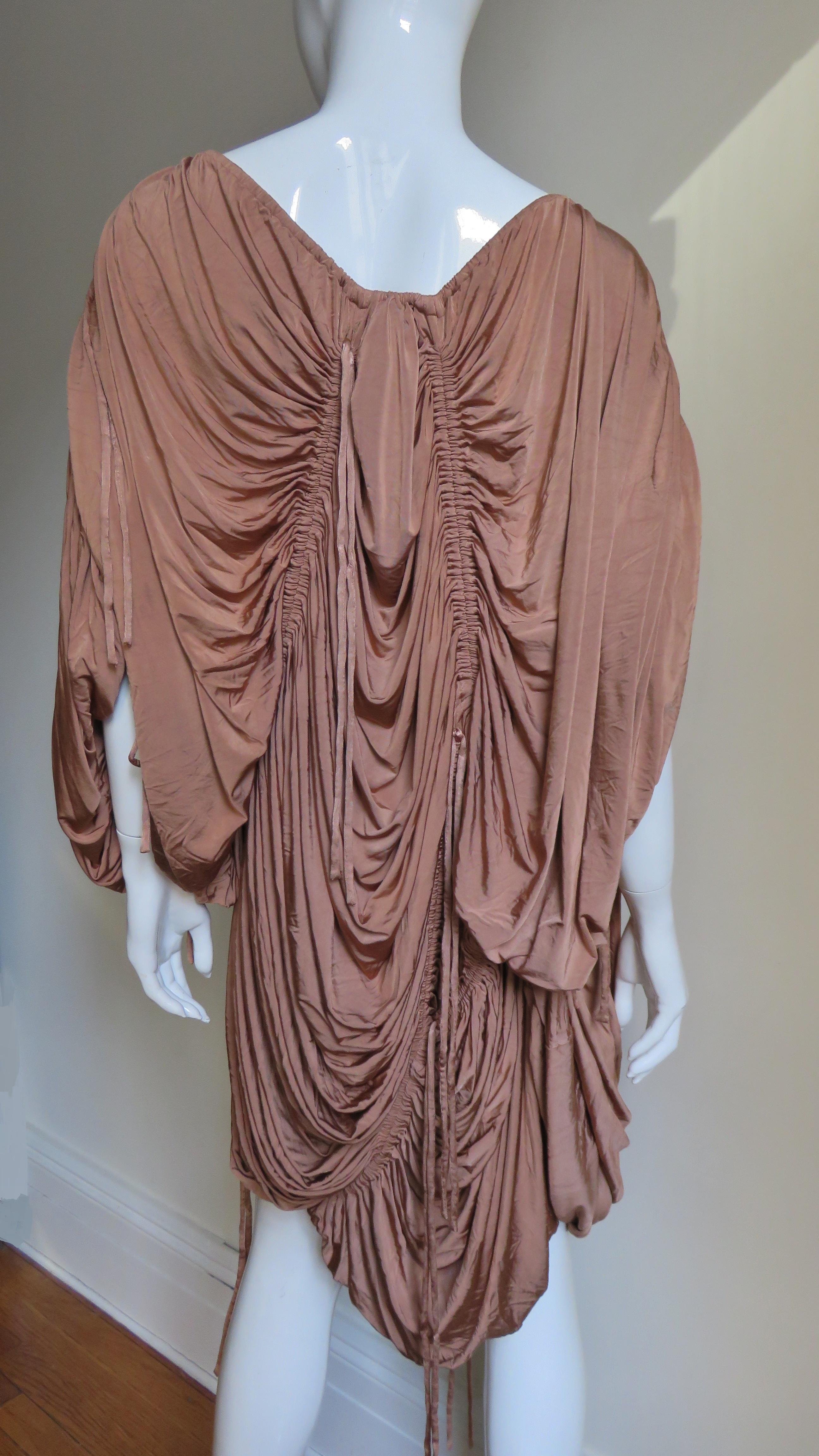 Dolce & Gabbana Drawstring Drape Dress 5