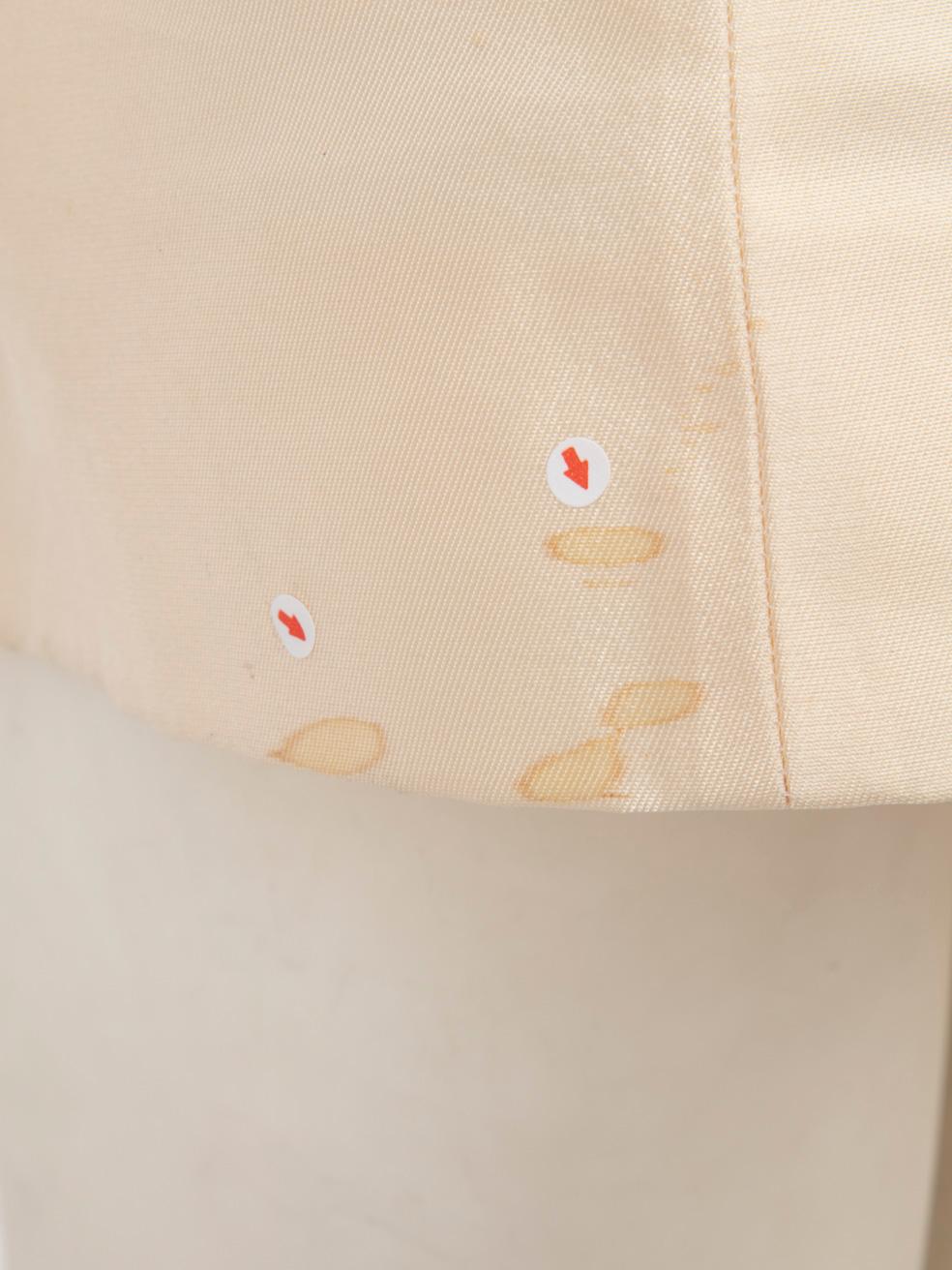 Dolce & Gabbana Ecru Seidenschleife Minikleid Größe XS im Zustand „Hervorragend“ im Angebot in London, GB