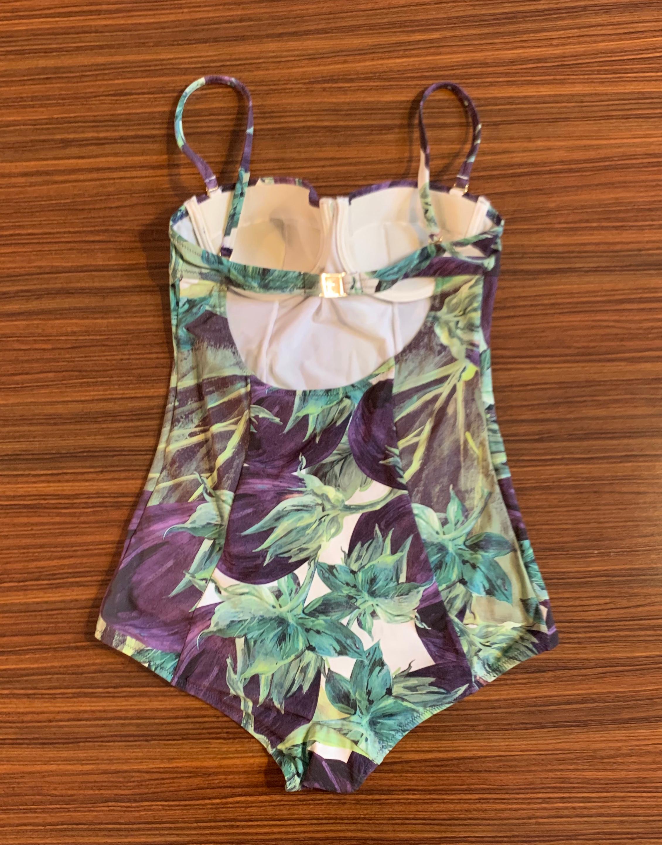 eggplant bathing suit
