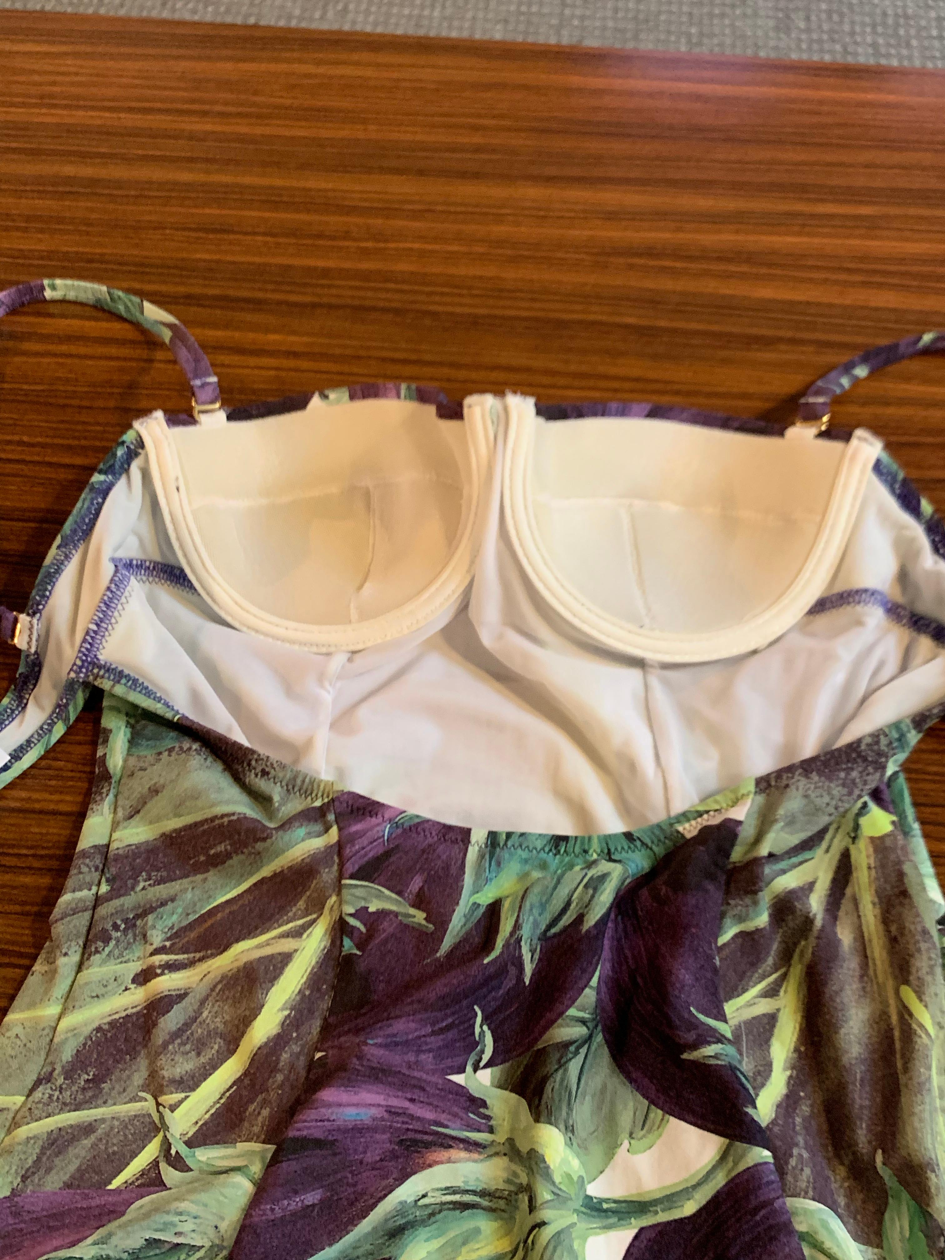 boho bikini aubergine