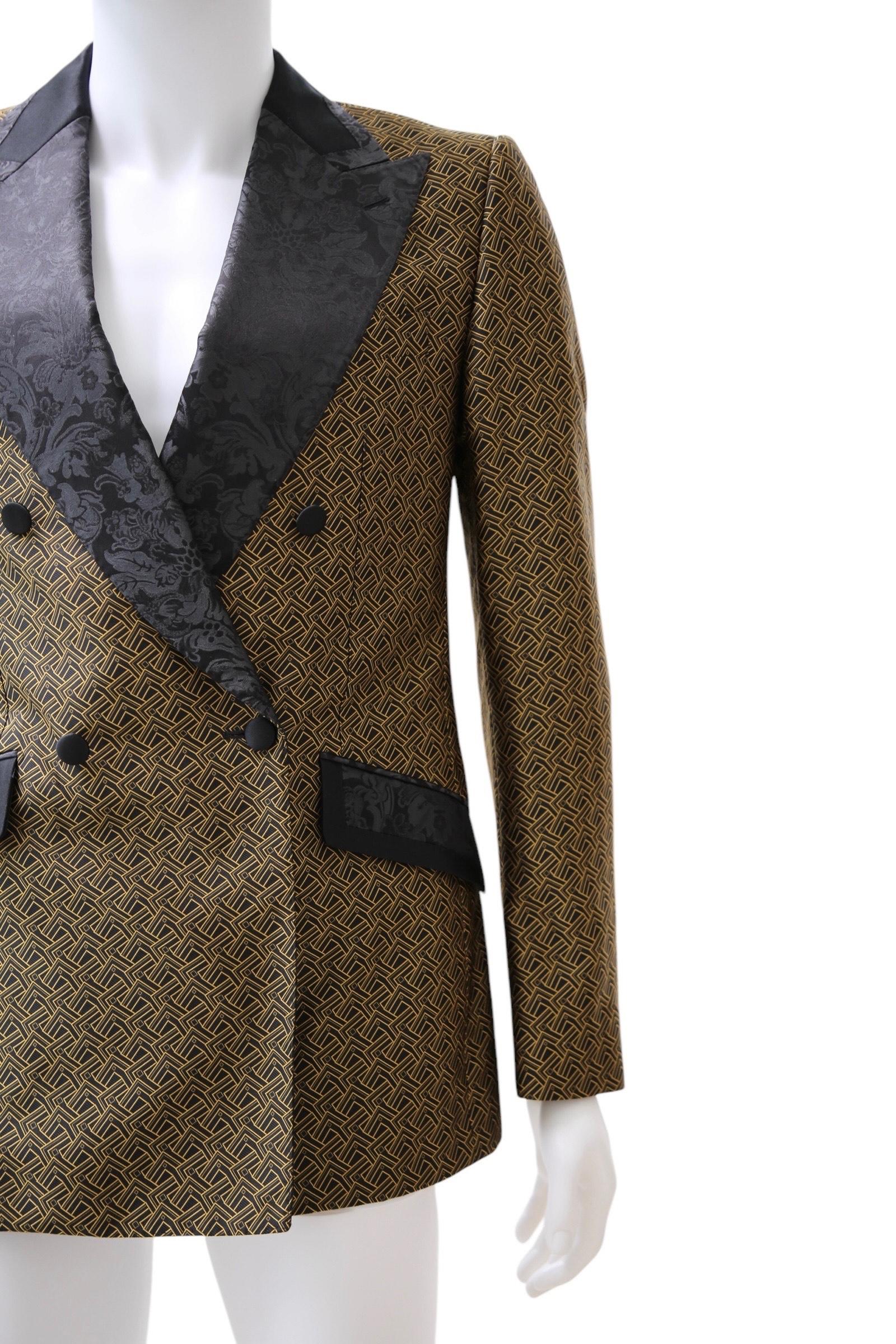 Dolce & Gabbana Eleganter doppelreihiger Blazer für Herren (Schwarz) im Angebot