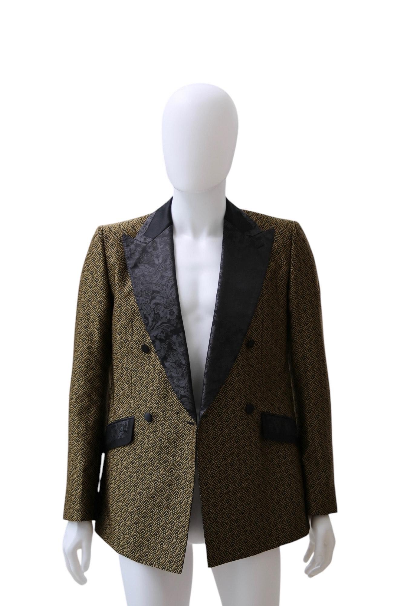 Dolce & Gabbana Eleganter doppelreihiger Blazer für Herren im Zustand „Neu“ im Angebot in Dallas, TX