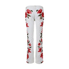 Dolce & Gabbana Embellished Floral Pants