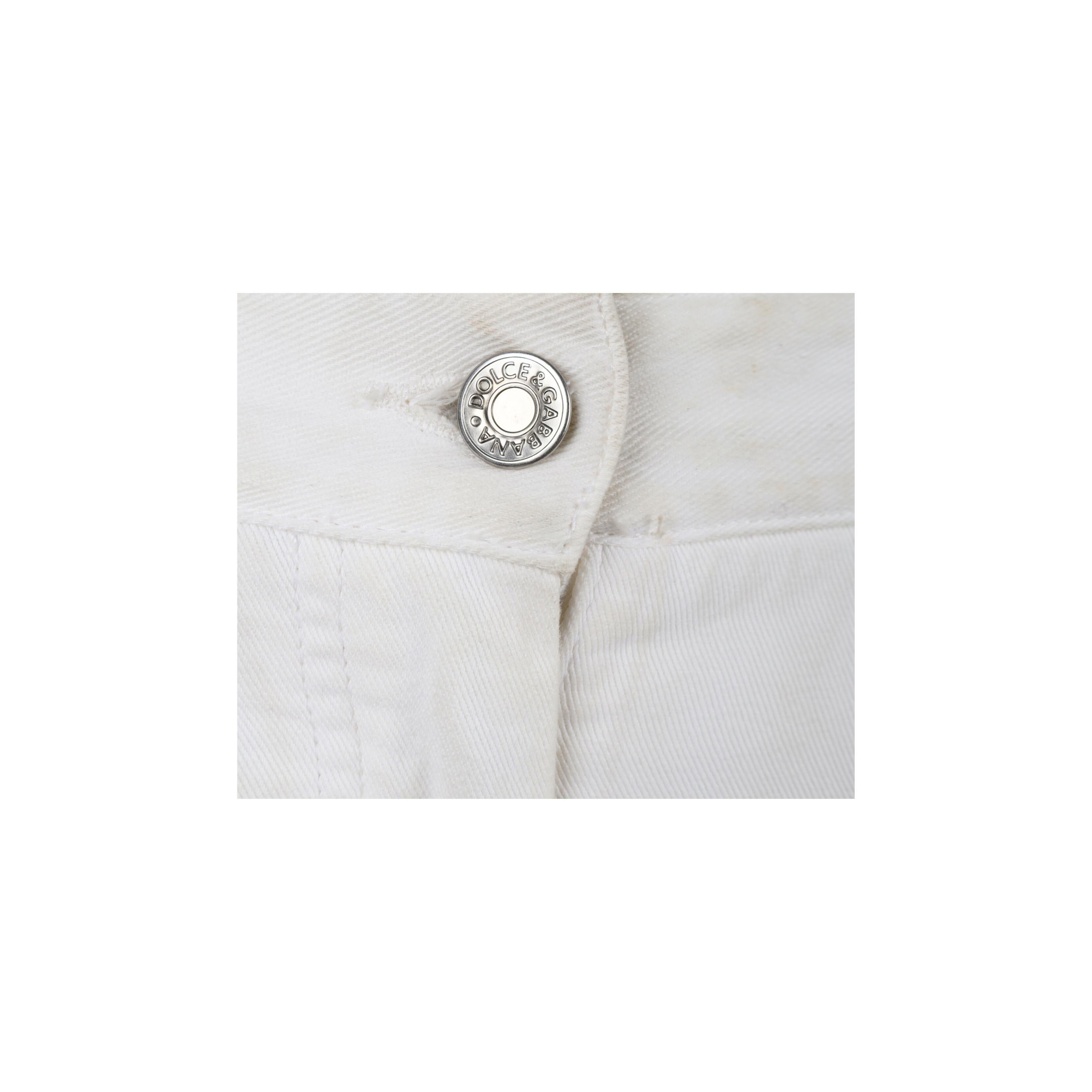 Women's Dolce & Gabbana Embellished Floral Pants For Sale