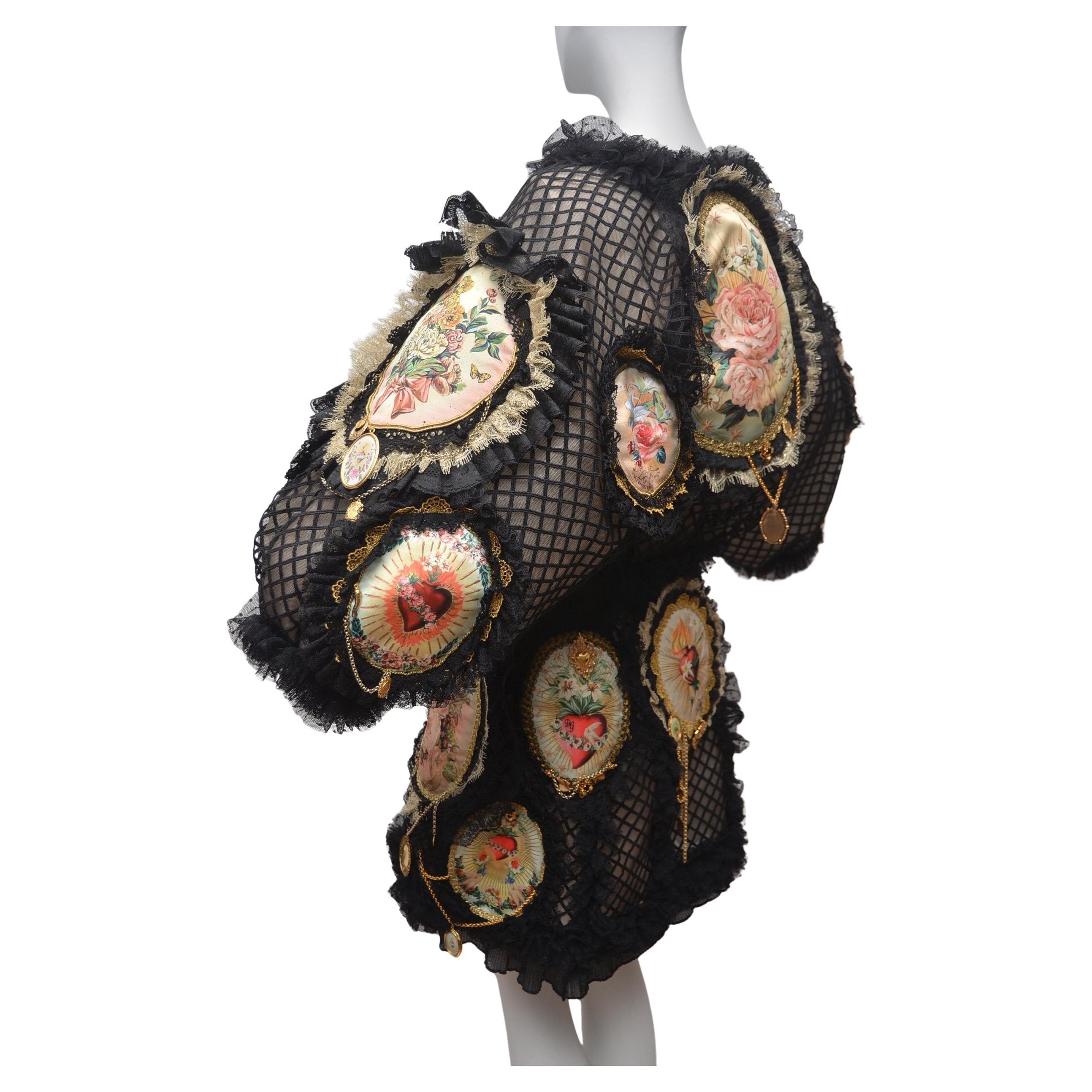 Dolce & Gabbana Embellished Set Skirt/Bolero Jacket  Size 40 IT In Excellent Condition For Sale In New York, NY