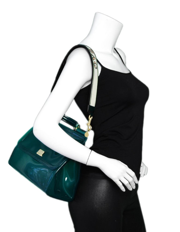 Dolce & Gabbana Handbag From The Sicily Line In Small Size in Green