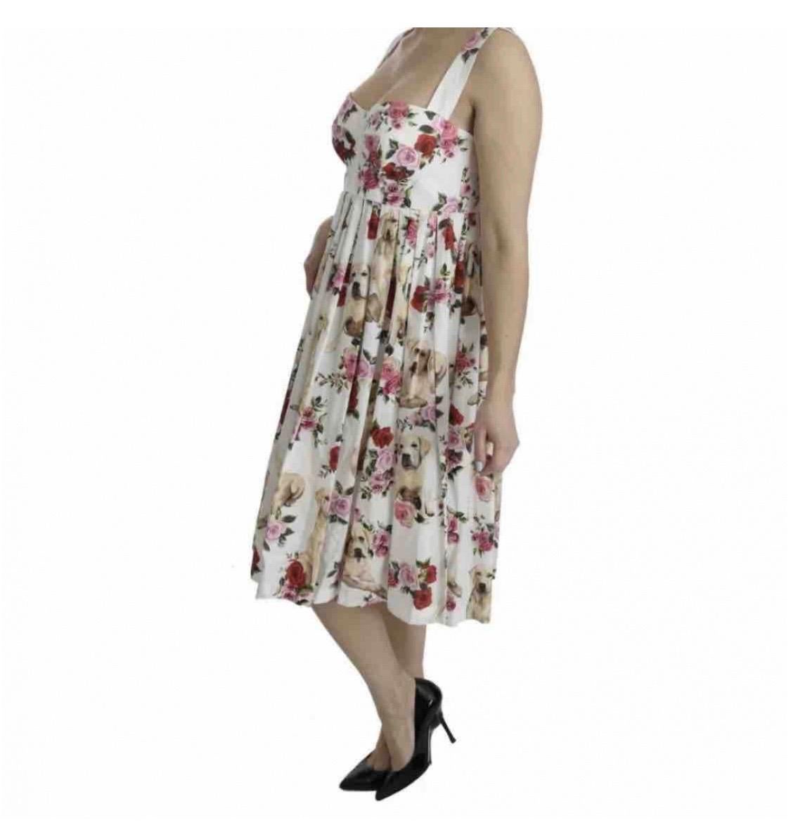 Dolce and gabbana yellow lab dress cheap