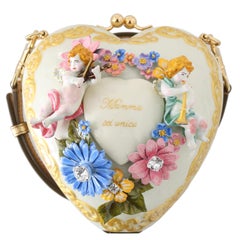 Dolce & Gabbana Enameled Metal Sacred Heart Minaudiere