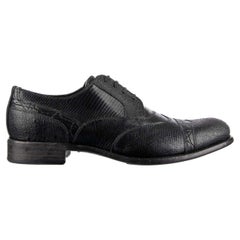 Dolce & Gabbana - Exotic Leather Shoes TAORMINA Black 44