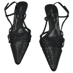 Vintage Dolce & Gabbana Exotic Leathers Sandals in Black