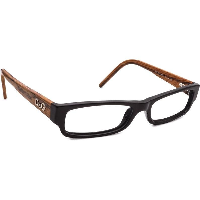 Dolce Gabbana Eyeglasses D&G 1121 513 Dark Brown/Woodgrain Frame 50[]16 135 4