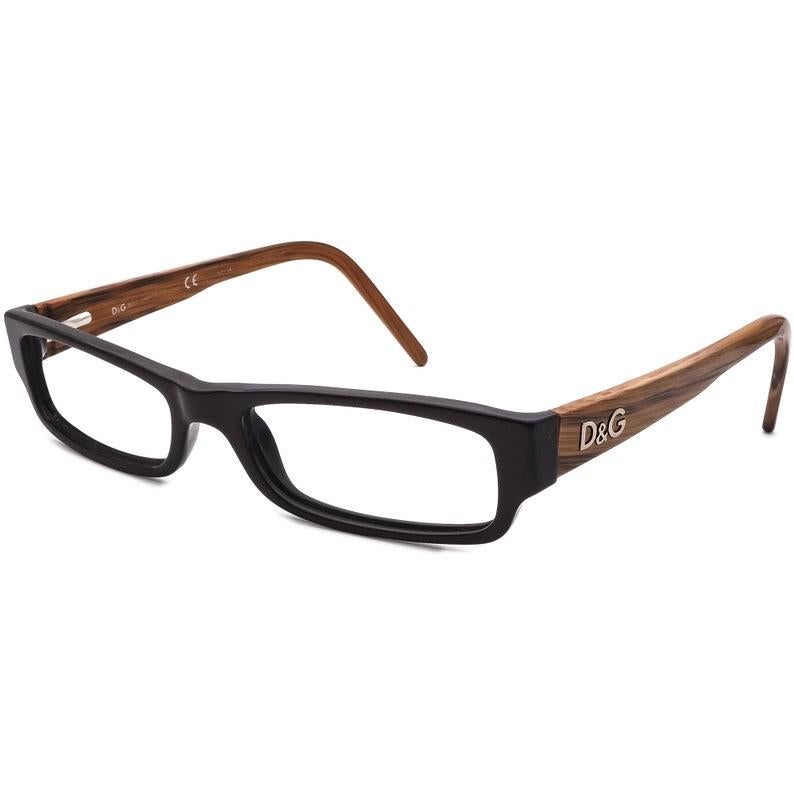 Women's Dolce Gabbana Eyeglasses D&G 1121 513 Dark Brown/Woodgrain Frame 50[]16 135