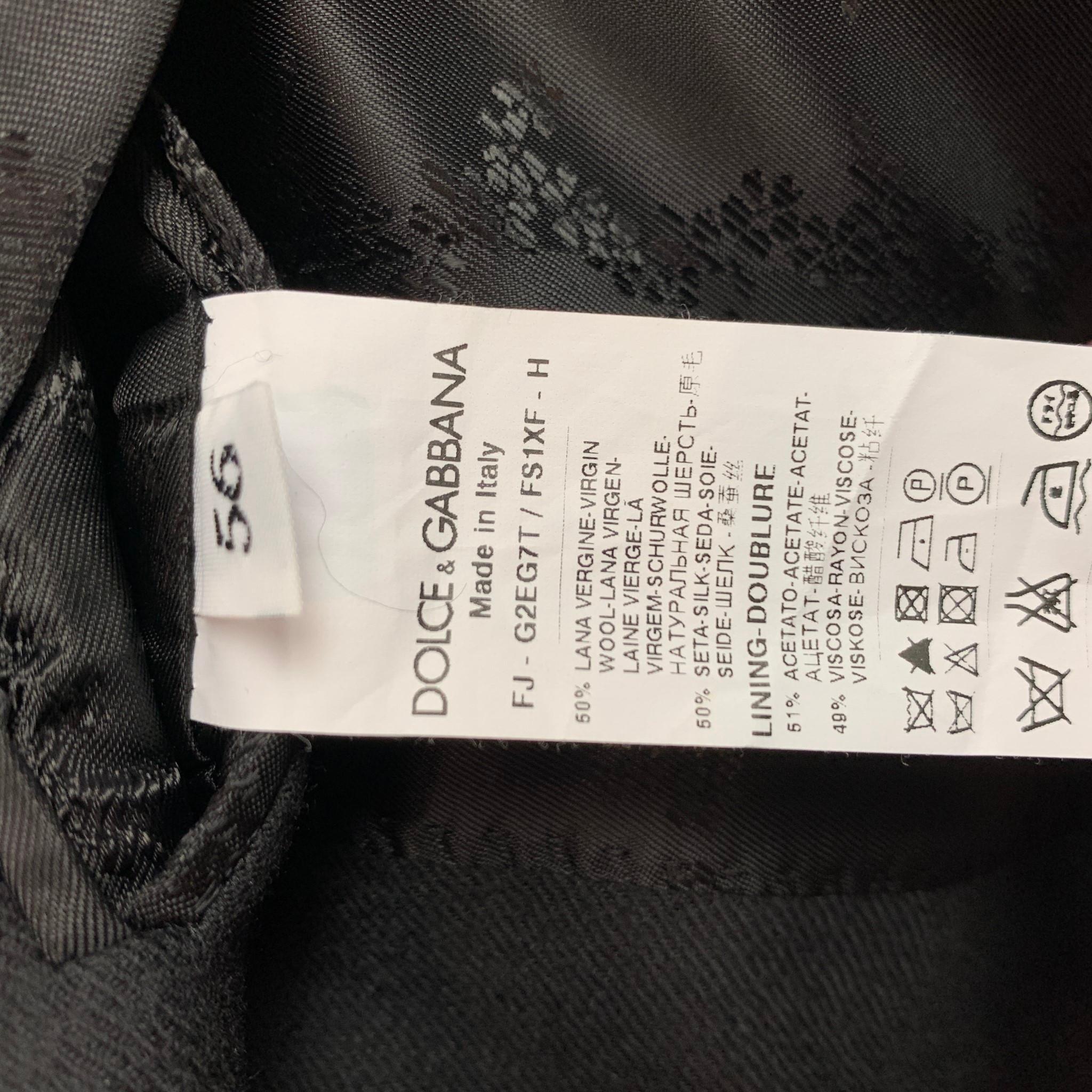 DOLCE & GABBANA F/W 13 Größe 46 Mehrfarbig Floral Wolle / Seide Sportmantel 1