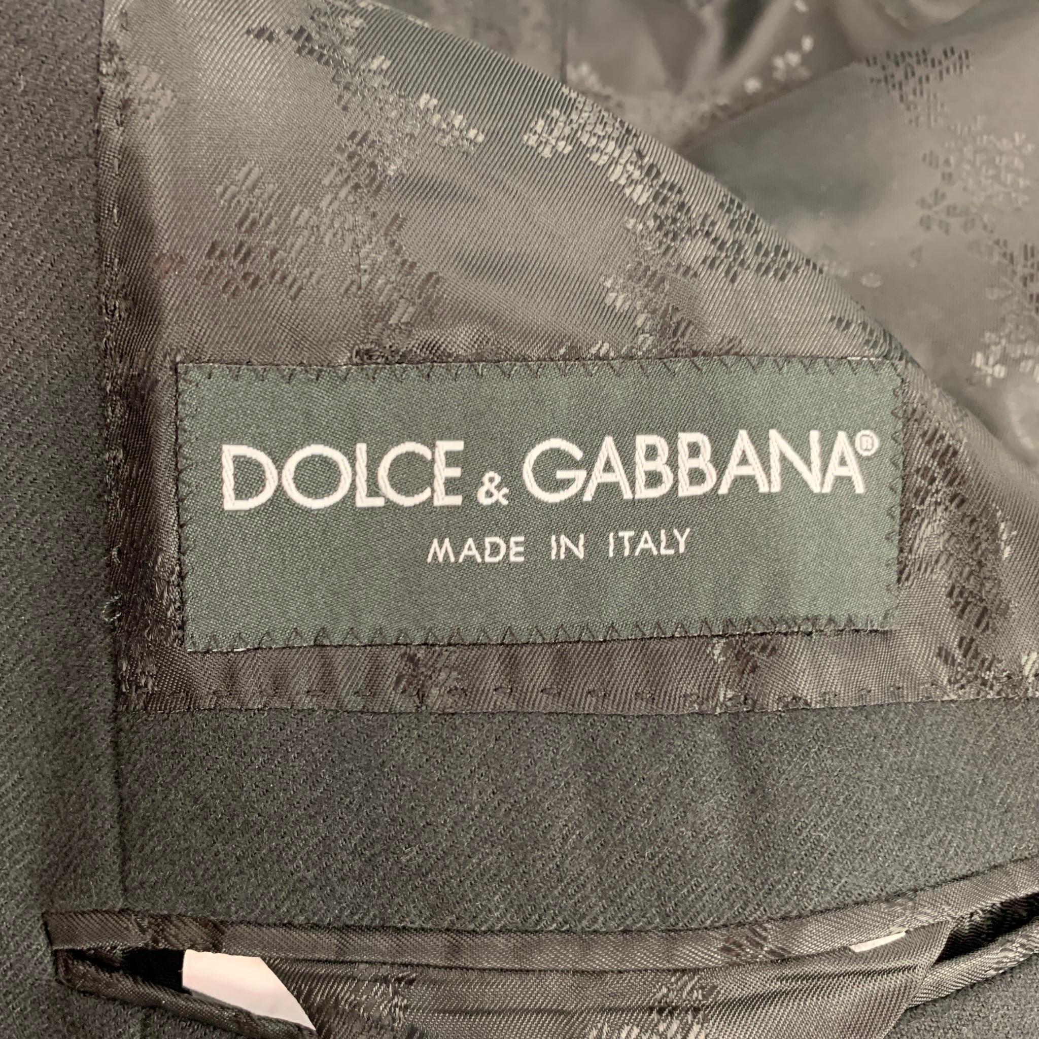 DOLCE & GABBANA F/W 13 Größe 46 Mehrfarbig Floral Wolle / Seide Sportmantel 4