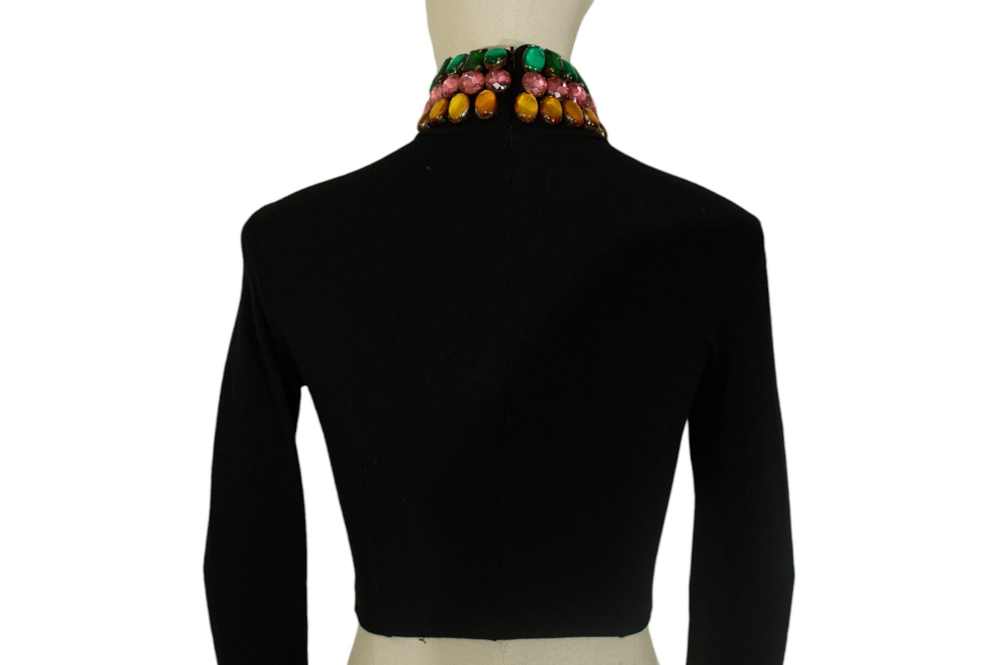 Dolce & Gabbana F/W 1991 Crystal Sweater For Sale 5