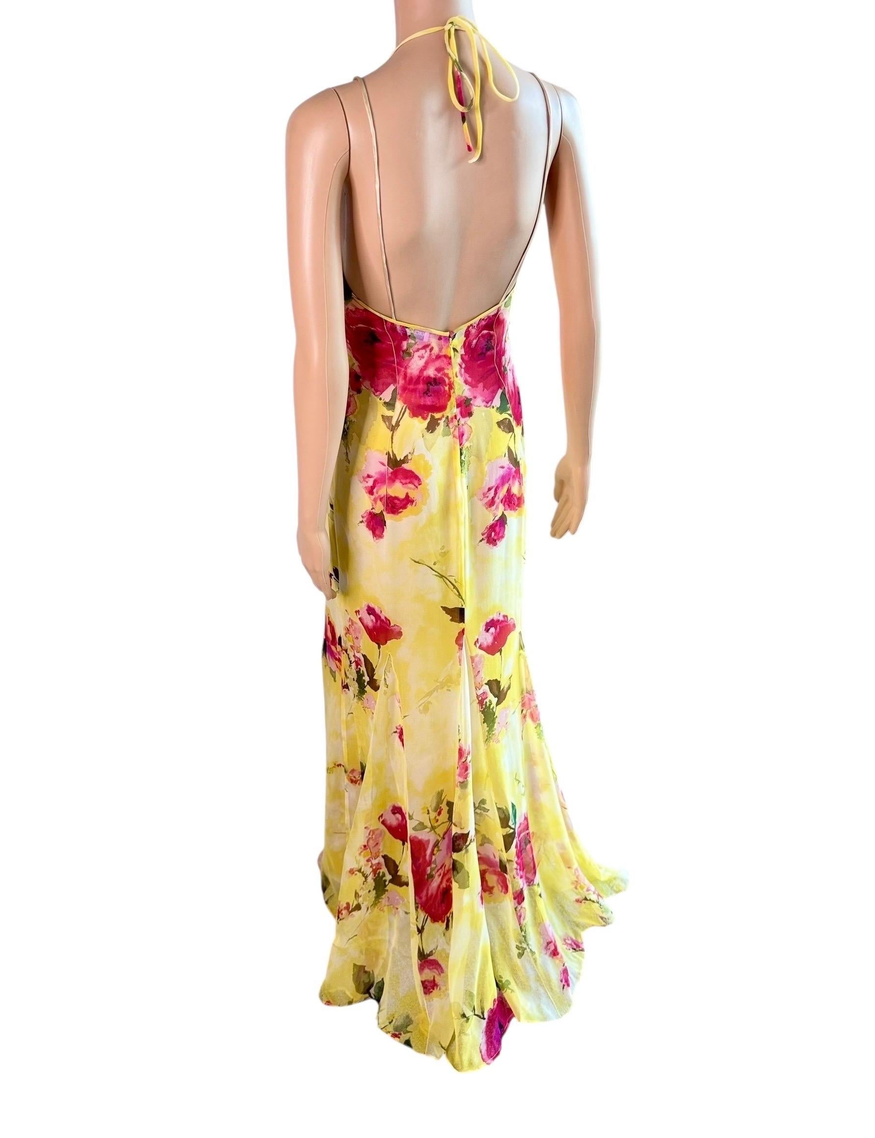 Dolce & Gabbana F/W 1996 Floral Sheer Slip Dress & Blouse 3 Piece Set Ensemble en vente 8