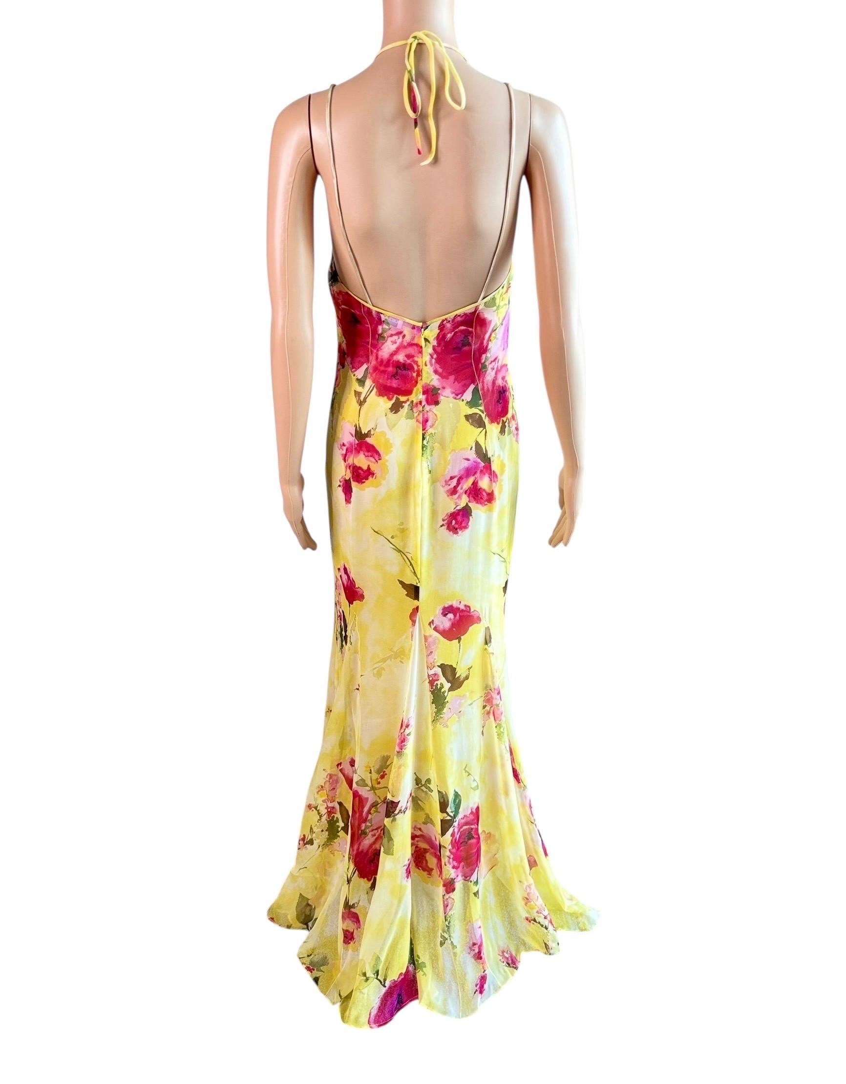Dolce & Gabbana F/W 1996 Floral Sheer Slip Dress & Blouse 3 Piece Set Ensemble en vente 12