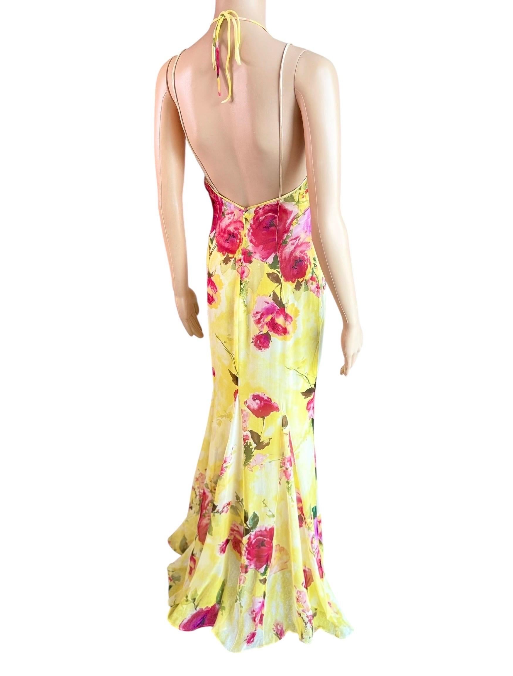 Dolce & Gabbana F/W 1996 Floral Sheer Slip Dress & Blouse 3 Piece Set Ensemble en vente 14
