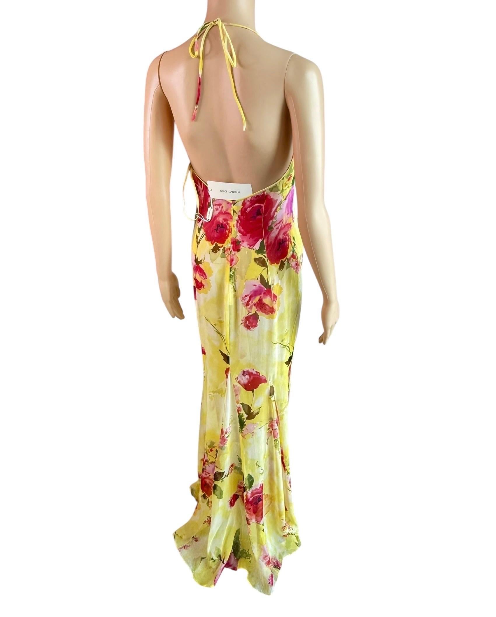 Dolce & Gabbana F/W 1996 Floral Sheer Slip Dress & Blouse 3 Piece Set Ensemble en vente 4