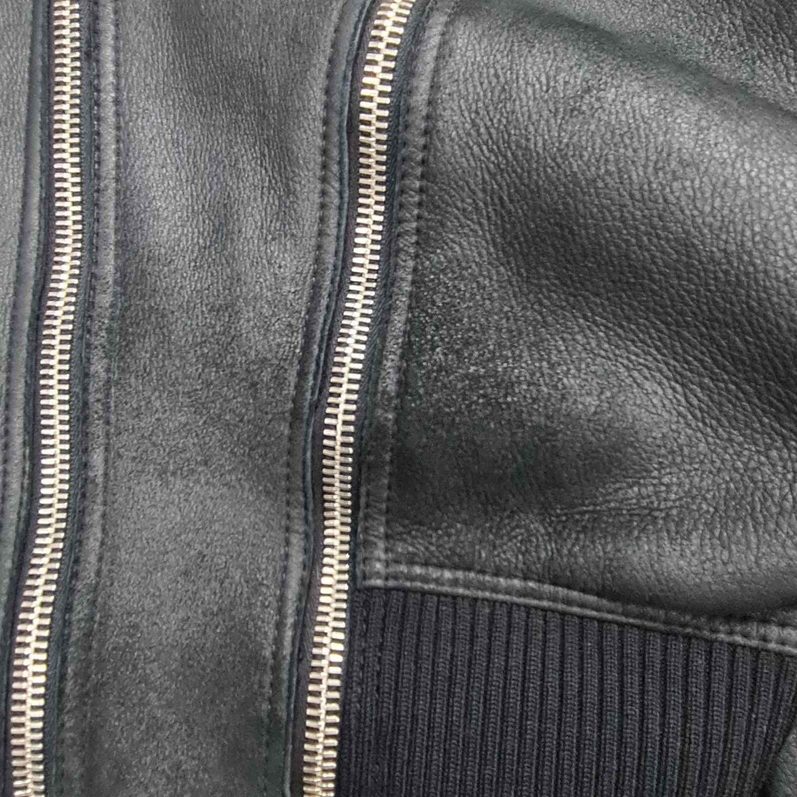 Dolce & Gabbana A/I 2003 Giacca nera in shearling taglia 46 in vendita 5
