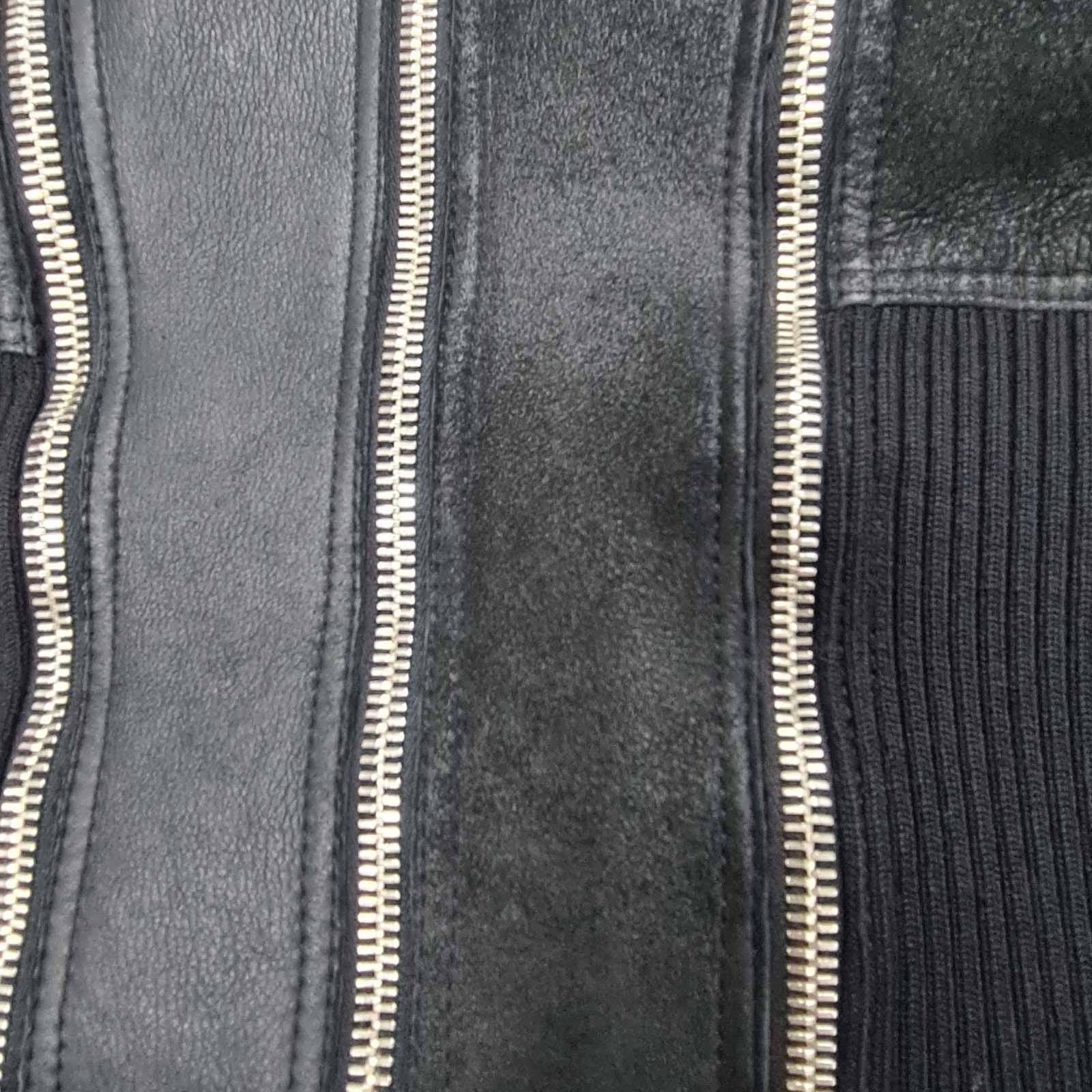 Dolce & Gabbana A/I 2003 Giacca nera in shearling taglia 46 in vendita 6