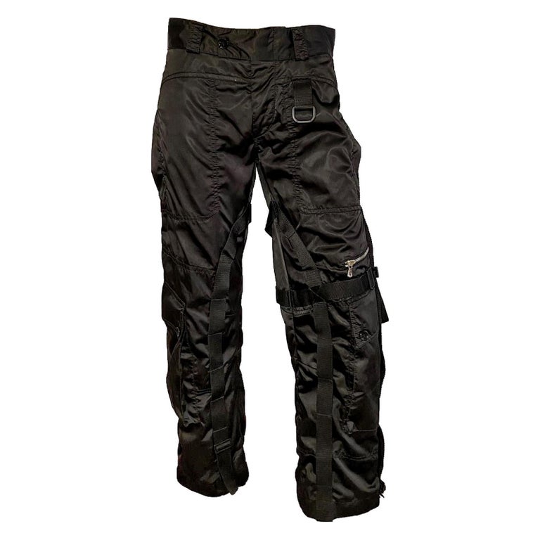 Dolce and Gabbana F/W 2003 Bondage Parachute Pants at 1stDibs 