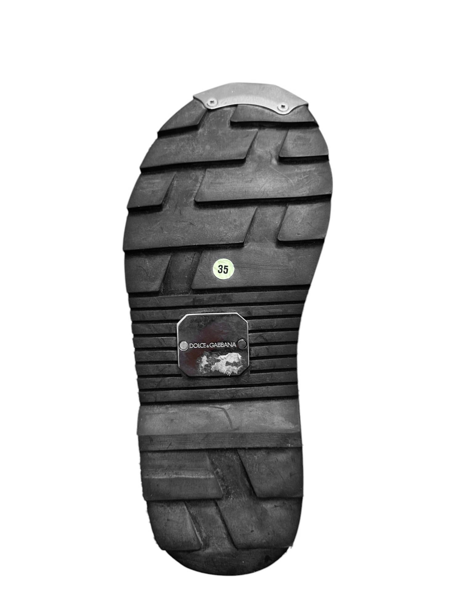 Dolce & Gabbana F/W 2003 Moto Cross Botas Blancas en venta 6