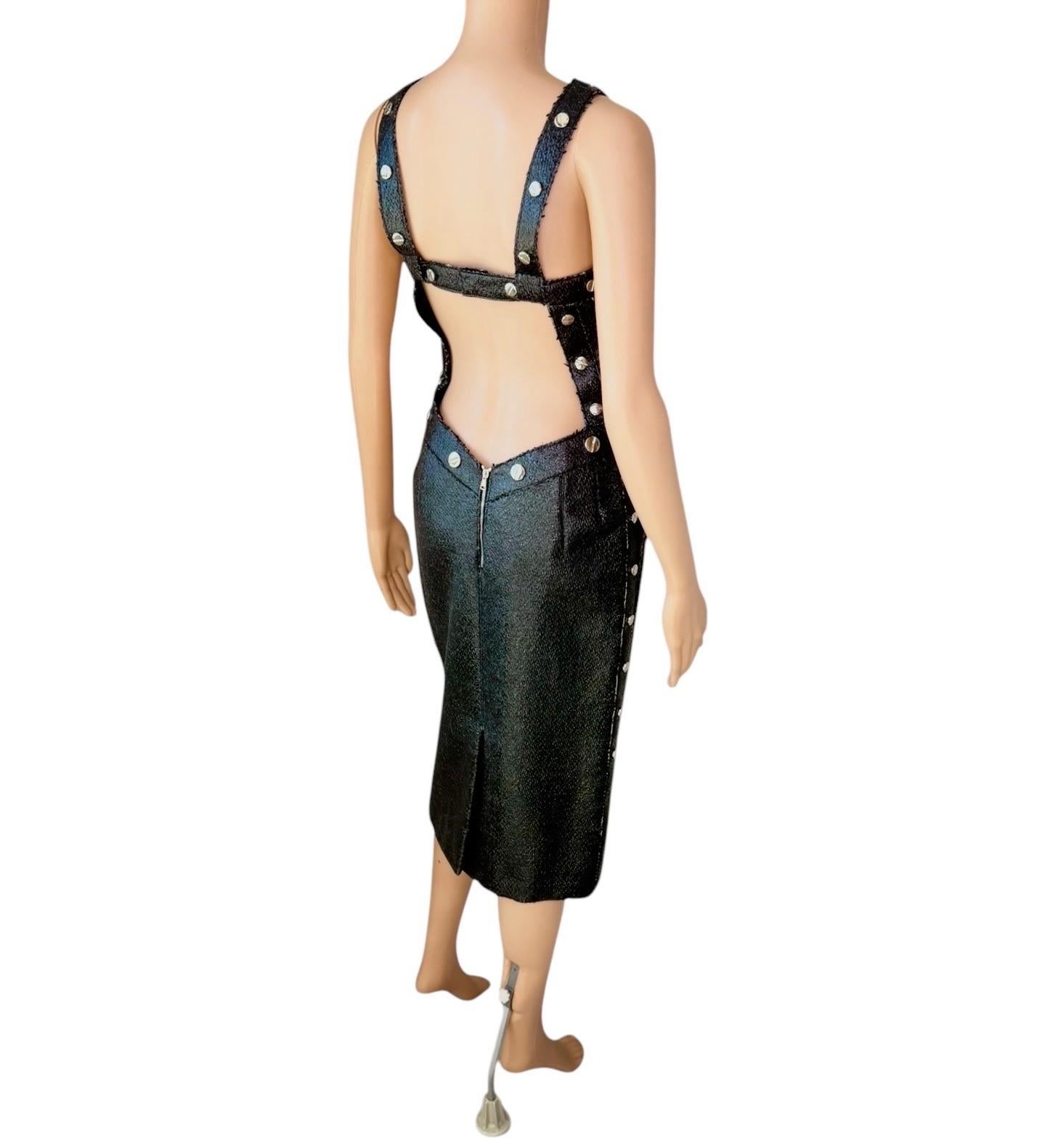 Dolce & Gabbana F/W 2007 Runway Coat Jacket & Dress 2 Piece Set Ensemble Bon état - En vente à Naples, FL