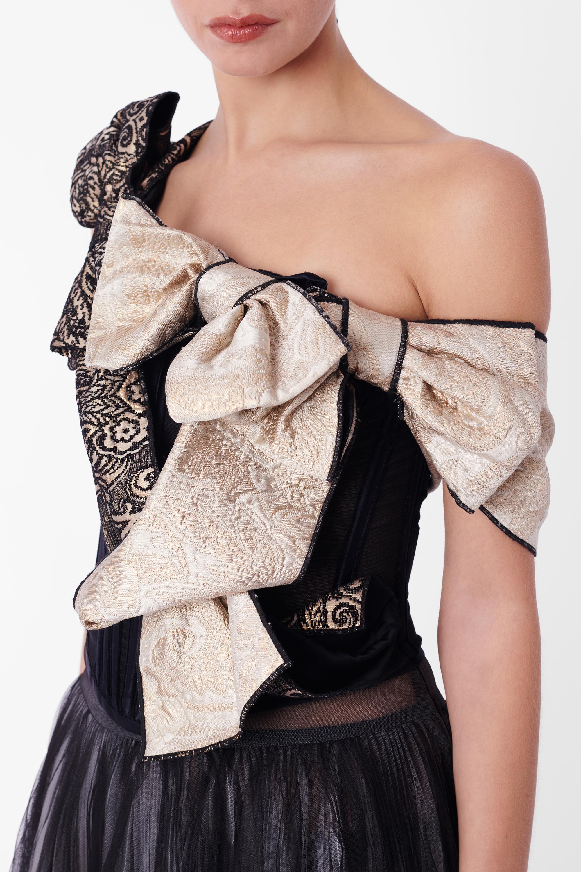 Dolce & Gabbana  Corsé con Lazo F/W 2009 Negro en venta