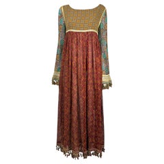 Dolce Gabbana Fall 1993 Paisley printed dress