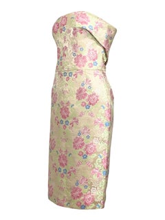 Dolce Gabbana Fall 1996 Look 20 Jacquard floral dress