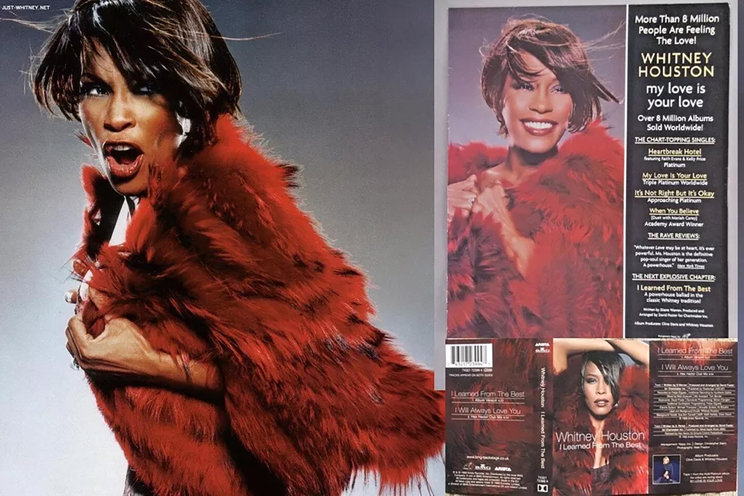 Dolce & Gabbana Fall 1999 Vintage Runway Fur Jacket as seen on Whitney Houston For Sale 6